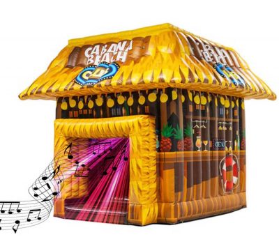Hüpfburg mit Musik